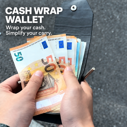 Cash wrap wallet